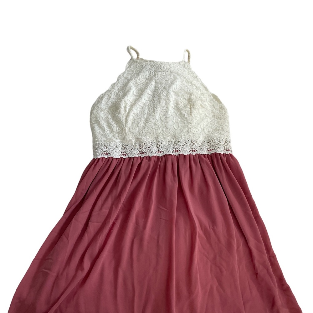 BCX Dress Summer floral crochet dress